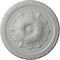 Ekena Millwork Richmond Ceiling Medallion (Fits Canopies up to 2 5/8"), Hand-Painted Frost, 18"OD x 1 3/8"P CM18RIFRF - alternate 1